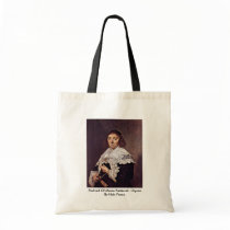 Portrait Of Maria Pietersdr. Olycan By Hals Frans Bag