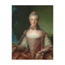 Portrait of Marie Adelaide  1756 Postcard