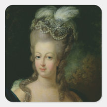 Portrait of Marie-Antoinette Sticker