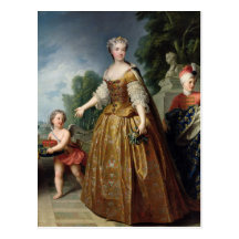 Portrait of Marie Leczinska  after 1725 Postcards