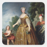 Portrait of Marie Leczinska  after 1725 Square Sticker