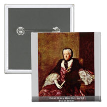 Portrait Of Mary Atkins (Mrs. Martin) Button