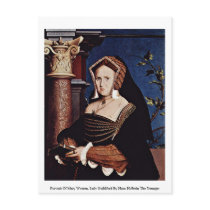 Portrait Of Mary Wotton, Lady Guildford Post Card