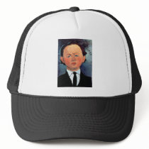 Portrait of Mechan by Amedeo Modigliani Mesh Hats