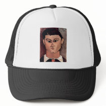 Portrait of Moiise Kiesling by Amedeo Modigliani Hats