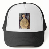 Portrait of Mr. Lepoutre by Amedeo Modigliani Mesh Hat