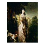 Portrait of Mrs. Lowndes-Stone  c.1775 Post Card