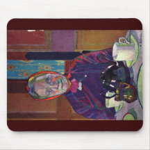 Portrait Of Mrs Mounter At The Breakfast Table Mouse Pads