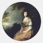 Portrait Of Mrs. Richard B. Sheridan By Thomas Gai Stickers