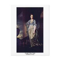 Portrait Of Mrs. Verelst By Romney George Post Cards