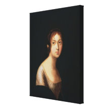 Portrait of Natalia Goncharova, 1820s Stretched Canvas Prints