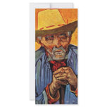 Portrait Of Old Peasant Patience Escalier By Vince rack cards