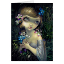 "Portrait of Ophelia" Greeting Card