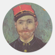 Portrait of Paul-Eugène Milliet - Van Gogh Sticker