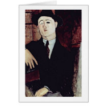 Portrait Of Paul Guillaume By Amedeo Modigliani Card