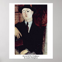Portrait Of Paul Guillaume By Amedeo Modigliani Print
