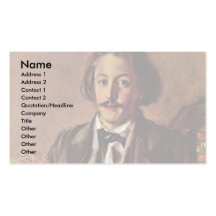 Portrait Of Paul Johann Ludwig Von Heyse Business Card