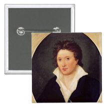 Portrait of Percy Bysshe Shelley, 1819 Buttons