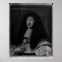 Portrait of Philippe  Duc d'Orleans Poster