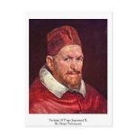Portrait Of Pope Innocent X. By Diego Velazquez Post Cards