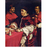 Portrait Of Pope Leo X With His Cousins By Raffael photo sculptures