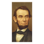 Portrait of President Abraham Lincoln Personalized Photo Card