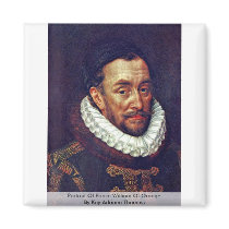 Portrait Of Prince William Of Orange Refrigerator Magnet
