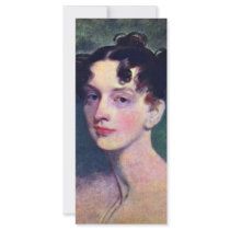 Portrait Of Princess Lieven By Sir Thomas Customised Rack Card