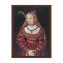 Portrait Of Princess Sybille Of Cleves As A Bride postcards