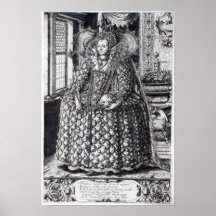 Portrait of Queen Elizabeth I Posters