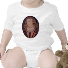 Portrait Of Queen Elizabeth Of Bohemia Oval T Shirts