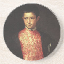 Portrait of Ranuccio Farnese Beverage Coasters