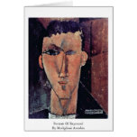 Portrait Of Raymond By Modigliani Amedeo Cards