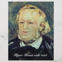 Portrait Of Richard Wagner By Pierre-Auguste Flyer