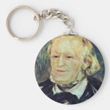 Portrait Of Richard Wagner By Pierre-Auguste Keychains