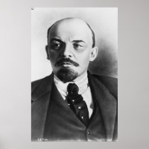 Portrait of Russian Vladimir Ilyich Lenin Posters