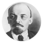 Portrait of Russian Vladimir Ilyich Lenin stickers