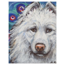 Portrait of Samoyed Personalized Flyer