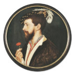 Portrait Of Simon George Of Cornwall Tondo stickers