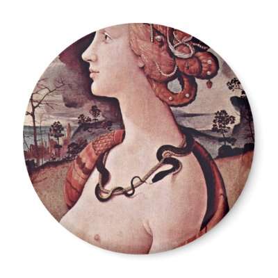 Portrait Of Simonetta Vespucci By Piero Di Cosimo Fridge Magnet by Artcollection