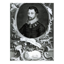 Portrait of Sir Francis Drake Postcard