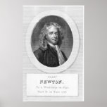 Portrait of Sir Isaac Newton posters