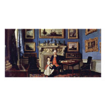 Portrait Of Sir Lawrence Dundas And His Grandson, Picture Card