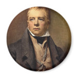 Portrait of Sir Walter Scott classic Photochrom magnets