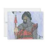 portrait of soldier invitations