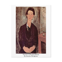 Portrait Of Soutine Sitting By Amedeo Modigliani Post Cards