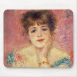 Portrait of the actress Jeanne Samary, 1877 mousepads