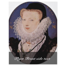 Portrait Of The Artist'S Wife, Alice Brandom Oval Personalised Flyer