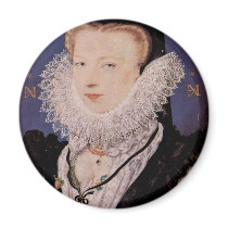 Portrait Of The Artist'S Wife, Alice Brandom Oval Fridge Magnet