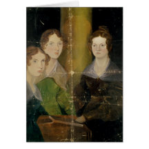 Portrait of the Bronte Sisters, c.1834 Greeting Card